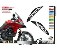 Grafiche adesive per DUCATI MULTISTRADA 950 S fianco serbatoio - MT FS 9C