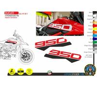 GRAFICHE PER DUCATI HYPERMOTARD 950 da applicare sul SERBATOIO - DU HY B11