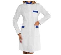 Grafiche Pilia Industria Grafica Camice Dottore Donna Personalizzabile Online Bianco Nome Personalizzato con Ricamo Incluso (M)