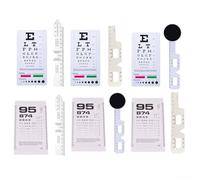 Grafici oculari accurati degli strumenti di valutazione della visione combinati con i dispositivi di misurazione PD essenziali (FA05-2pcs)