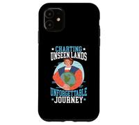 Grafici terre invisibili Viaggio indimenticabile Columbus Day Custodia per iPhone 11