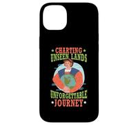 Grafici terre invisibili Viaggio indimenticabile Columbus Day Custodia per iPhone 14 Plus