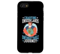 Grafici terre invisibili Viaggio indimenticabile Columbus Day Custodia per iPhone SE (2020) / 7/8