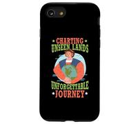 Grafici terre invisibili Viaggio indimenticabile Columbus Day Custodia per iPhone SE (2020) / 7/8