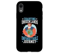 Grafici terre invisibili Viaggio indimenticabile Columbus Day Custodia per iPhone XR