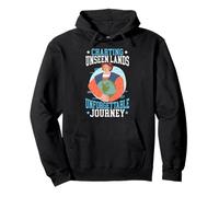 Grafici Terre Invisibili Viaggio indimenticabile Columbus Day Felpa con Cappuccio
