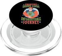 Grafici terre invisibili Viaggio indimenticabile Columbus Day PopSockets PopGrip per MagSafe