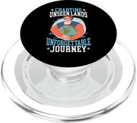 Grafici terre invisibili Viaggio indimenticabile Columbus Day PopSockets PopGrip per MagSafe