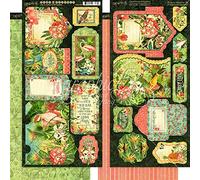 Grafico 45 etichette e tasche, multicolore, medio