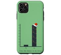 Grafico a barre del canto natalizio - divertente matematica nerd geek vacanza Custodia per iPhone 11 Pro Max