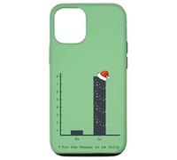 Grafico a barre del canto natalizio - divertente matematica nerd geek vacanza Custodia per iPhone 12/12 Pro