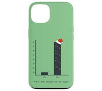 Grafico a barre del canto natalizio - divertente matematica nerd geek vacanza Custodia per iPhone 13