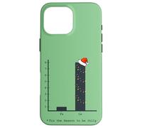 Grafico a barre del canto natalizio - divertente matematica nerd geek vacanza Custodia per iPhone 16 Pro Max