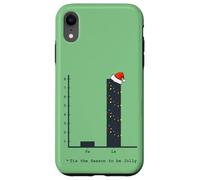 Grafico a barre del canto natalizio - divertente matematica nerd geek vacanza Custodia per iPhone XR