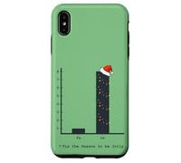 Grafico a barre del canto natalizio - divertente matematica nerd geek vacanza Custodia per iPhone XS Max