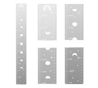 Grafico a crescita, Grafico a crescita per bambini | Specchi per la misurazione 'altezza - di dei pezzi del puzzle di altezza da parete di a specchio con ades