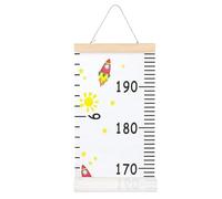 Grafico 'altezza Dei Bambini Montato A Parete - Righello Di Misurazione Mobile, Cordino Incluso, Riutilizzabile | Forniture Per La Decorazione Di Design Con Marcatori Per Il Monitoraggio Della Cre