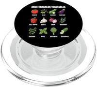 Grafico culinario botanico delle verdure mediterranee PopSockets PopGrip per MagSafe
