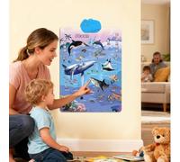 Grafico Da Parete Interattivo Parlante: Posters Interattivo Per Bambini, Poster Con Alfabeto, Poster Educativo, Grafico Da Parete Laminato, Per Aula Dei Bambini, Asilo , Sala Giochi, Natale,