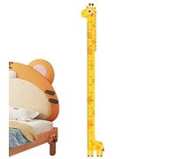 Grafico da parete per bambini, a prova di buccia, per chat di crescita 'altezza del bambino, a tema animale, grafico 'altezza per bambini, grafici 'altezza per monitorare il