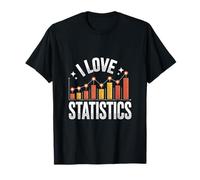 Grafico degli appassionati di statistiche I Love Maglietta