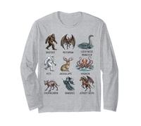 Grafico dei criptidi Folklore Cryptid Creature Mitiche Maglia a Manica