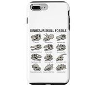 Grafico dei fossili del teschio di dinosauro Paleontologia preistorica Custodia per iPhone 7 Plus/8 Plus