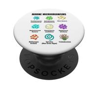 Grafico dei microrganismi marini, Ocean Micro Life Science PopSockets PopGrip Adesivo