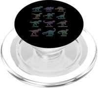 Grafico dei nomi delle specie preistoriche Paleontologia dei dinosauri PopSockets PopGrip per MagSafe