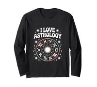 Grafico dei segni zodiacali I Love Astrology Maglia a Manica