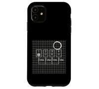 Grafico del diagramma sintetizzatore modulare della matrice di patch 1 4 Custodia per iPhone 11