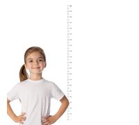 Grafico del righello di crescita - Misuratore di altezza da parete | Materiale stacca e attacca con illustrazioni e accessorio per la stanza per misurare i bambini, monitorare lo sviluppo