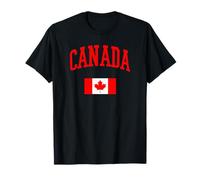 Grafico della Bandiera Canadese della Cultura del Canada Maglietta