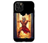 Grafico della Bibbia di fede cristiana in stile comico epico - Sansone Custodia per iPhone 11 Pro