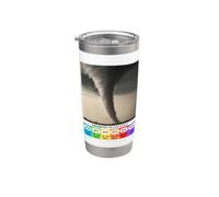 Grafico della scala Fujita ottimizzato per il grafico del vento Tornado Storm Chaser Bicchiere termico in acciaio inox doppia parete