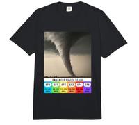 Grafico della Scala Fujita ottimizzato per Il Grafico del Vento Tornado Storm Chaser Comfort Colors Adult Heavyweight T-Shirt