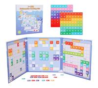 Grafico delle centinaia - Lavagna magnetica delle centinaia di matematica, strumento interattivo per l'apprendimento dei numeri | Attività indispensabile in classe prescolare per bambini Ragazzi