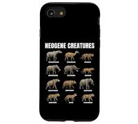 Grafico delle creature neogene Grafico della paleontologia della vita antica Custodia per iPhone SE (2020) / 7/8