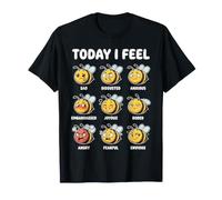 Grafico delle Emozioni di Today I Feel Bee Che imparano i Bambini Maglietta