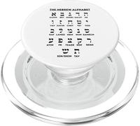 Grafico delle scommesse Aleph per l'apprendimento della lingua yiddish dell'alfabeto ebraico PopSockets PopGrip per MagSafe