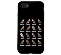 Grafico delle specie di falco Tipi di ornitologia dei falchi Custodia per iPhone SE (2020) / 7/8