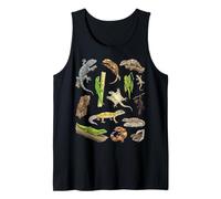 Grafico delle Specie di gechi - Tipi di Arte educativa dei gechi Canotta