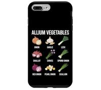 Grafico delle verdure di Allium Scienza della biologia delle piante botaniche Custodia per iPhone 7 Plus/8 Plus