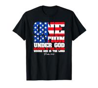 Grafico dello Spirito Patriottico One Nation Under God Maglietta