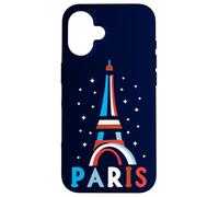 Grafico Design Regalo Torre Eiffel Parigi Francia Uomo Donna Custodia per iPhone 16