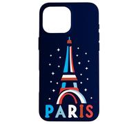 Grafico Design Regalo Torre Eiffel Parigi Francia Uomo Donna Custodia per iPhone 16 Pro Max
