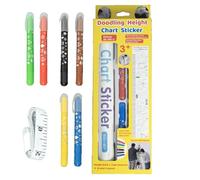 Grafico di altezza da parete, decalcomania per misurare l'altezza degli scarabocchi, adesivo multifunzionale per la crescita della cameretta dei bambini, camera da, aula dei giochi