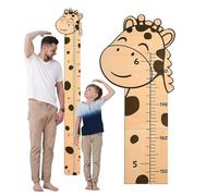Grafico di altezza per bambini - Righello da parete per la crescita per bambini e simpatico adesivo di misurazione dei cartoni animati, pannello decorativo accurato, striscia di segnalazione