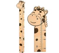 Grafico di crescita in legno, righello da parete, misurazione 'altezza dei bambini, grafico di crescita degli animali, righello in legno, misurazione accurata e facile 'altezza, perfetto per