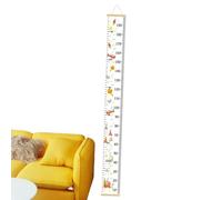 Grafico di crescita per parete, altezza crescita, decorazione rimovibile, righello di misurazione da appendere per camera da , stanza dei giochi, ragazzi ragazze bambini bagno